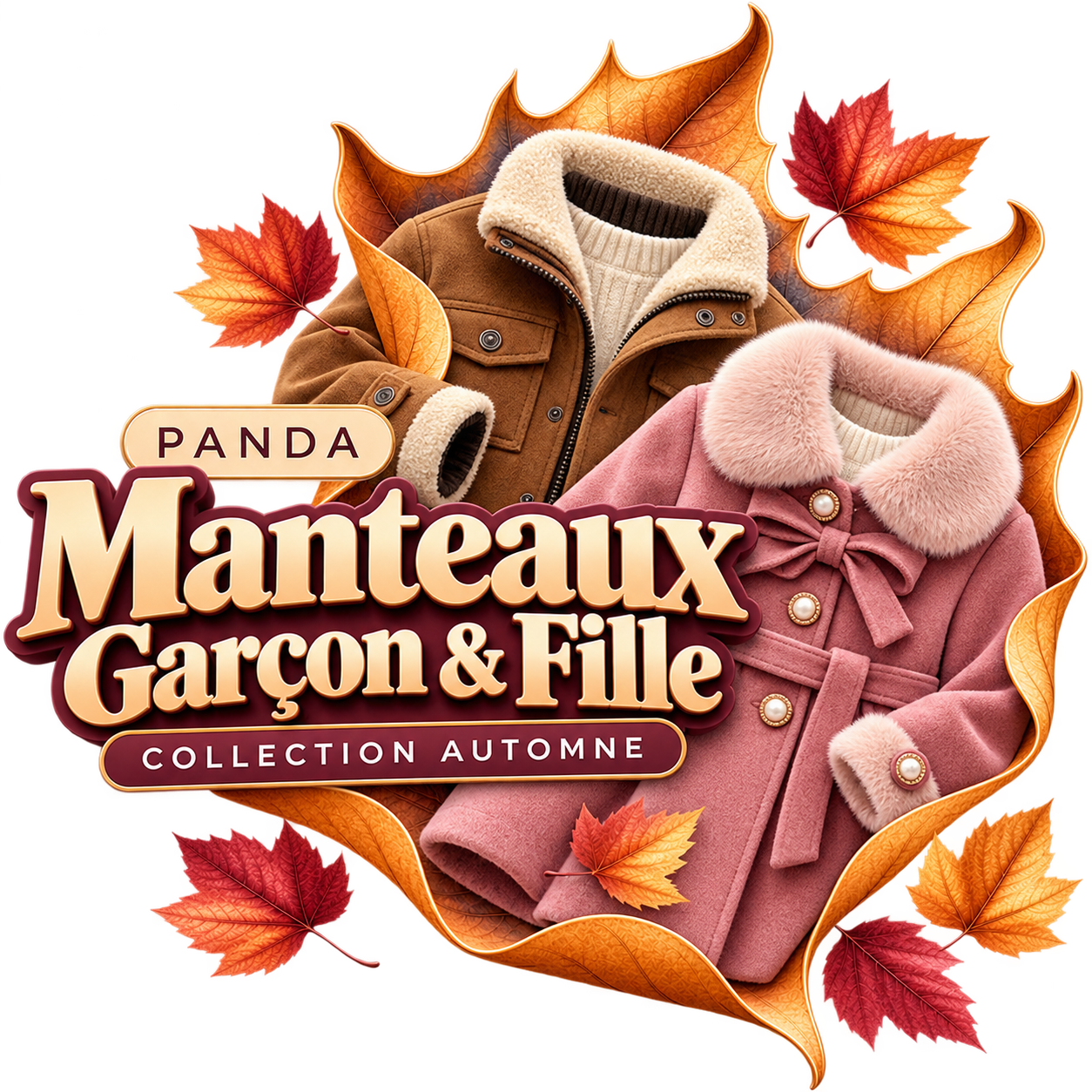 Manteaux garçon et fille