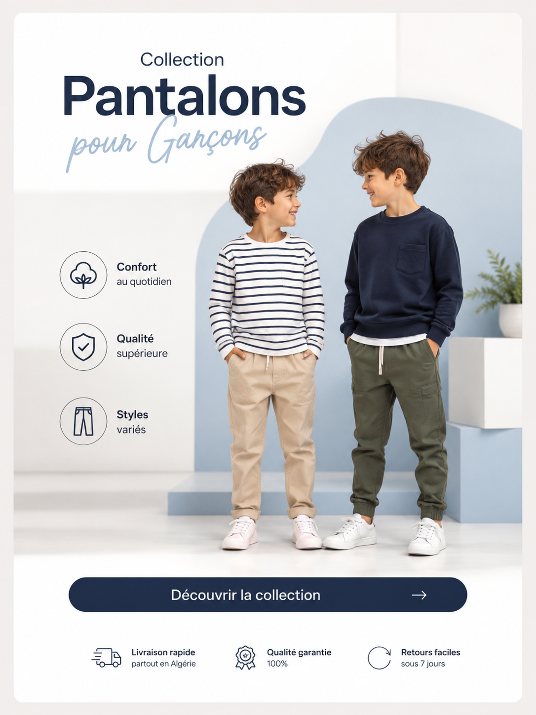 Pantalon Garçon