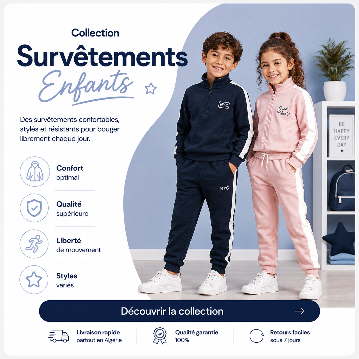 Survêtement Enfant – Fille & Garçon