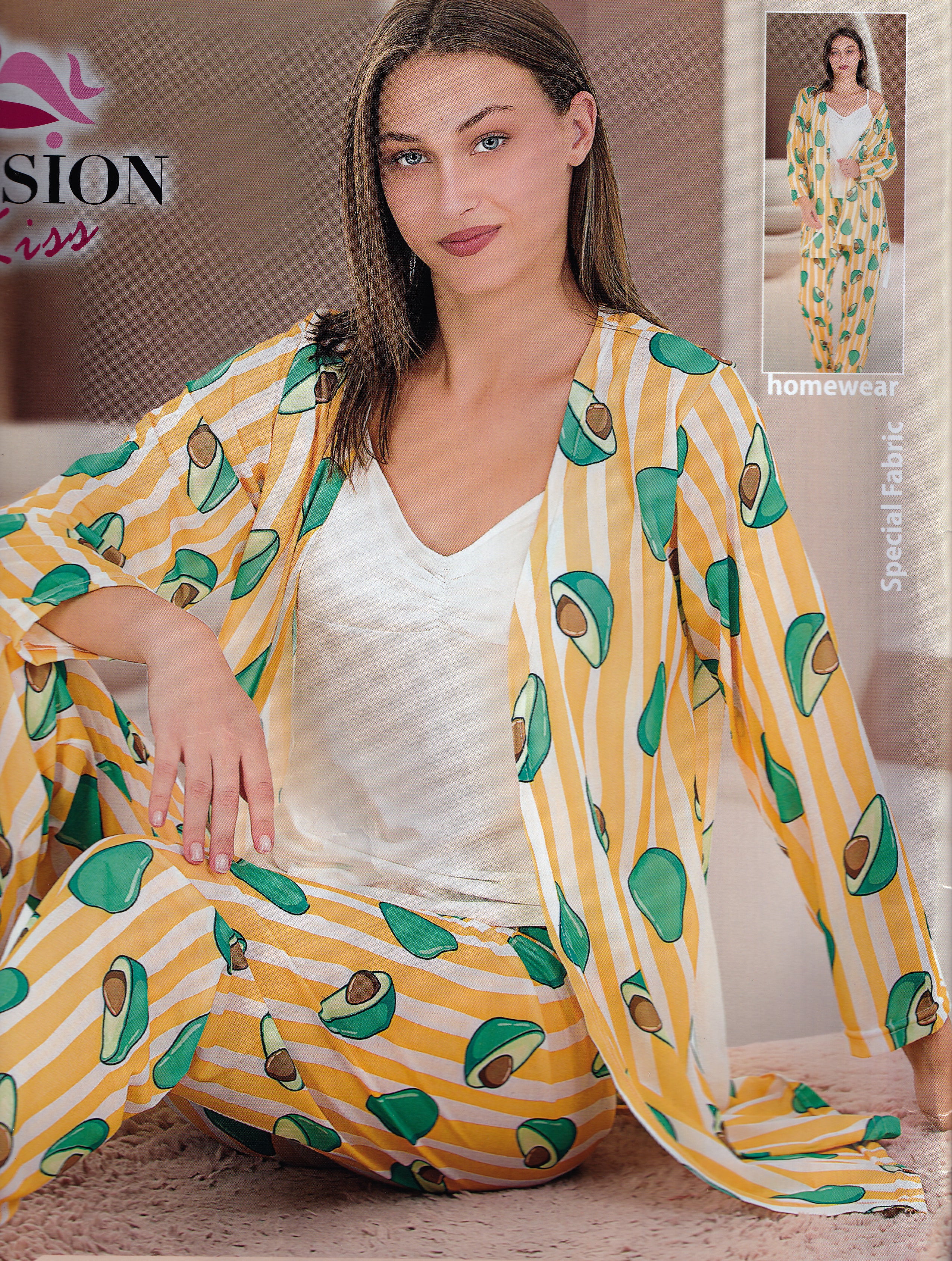 PYJAMA FEMME AVOCADO