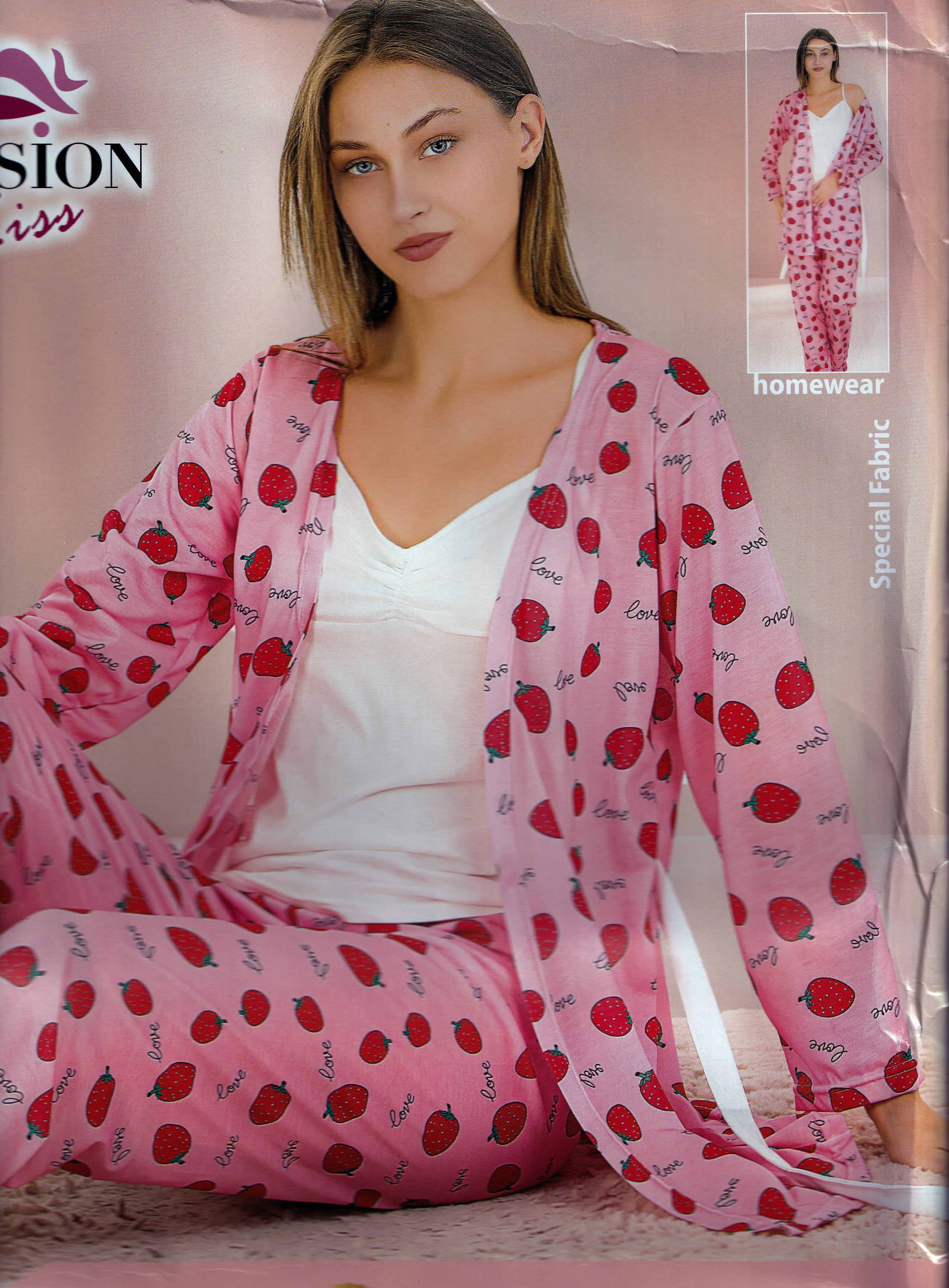 PYJAMA FEMME STRAWBERRY
