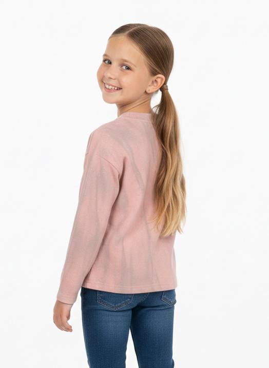 Pull Fille Rose Crevette — 823426
