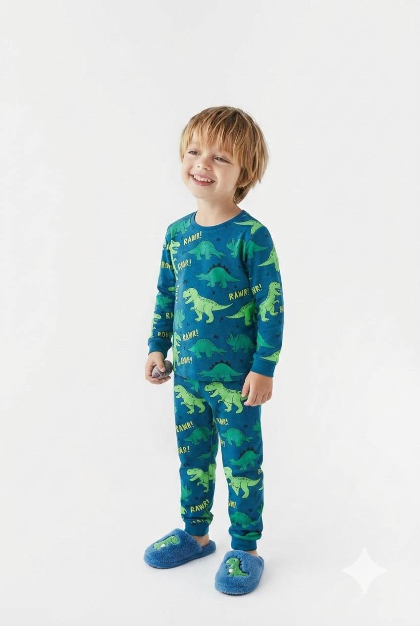 PYJAMA 2PCS MOTIF DINOSAURE
