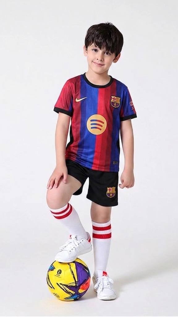 Tenue du FC Barcelone.