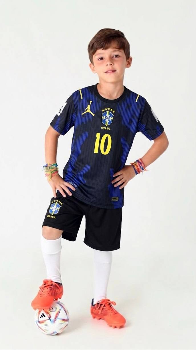 Tenue de l’équipe du Brésil.