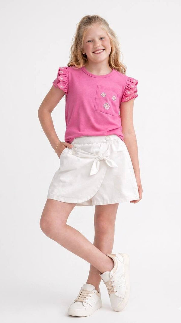 ENSEMBLE T-SHIRT ET JUPE-SHORT 13550