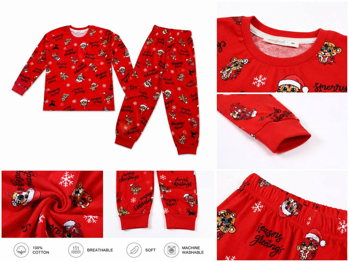 PYJAMA Deux piéces fille - Rouge / PJ-81350