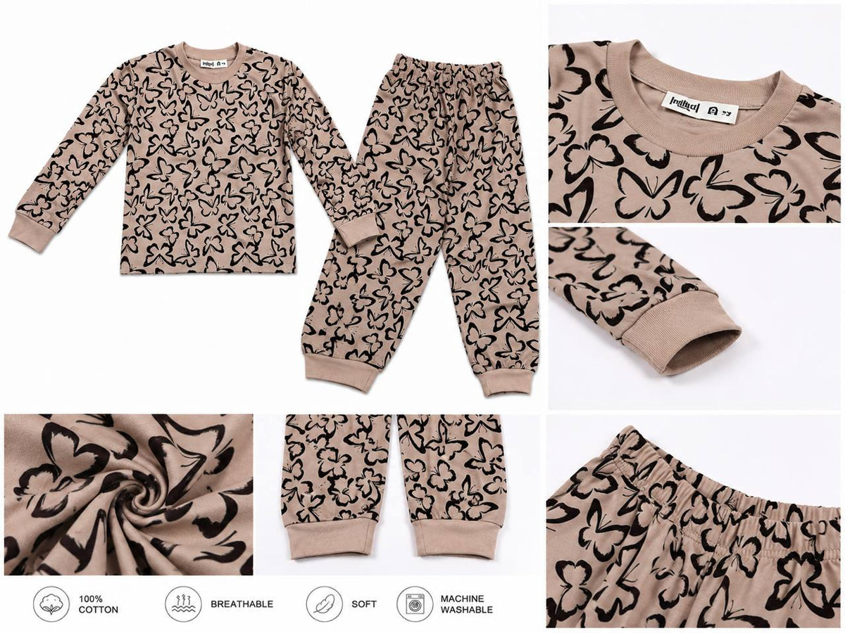 PYJAMA Deux piéces fille - Beige / PJ-51239